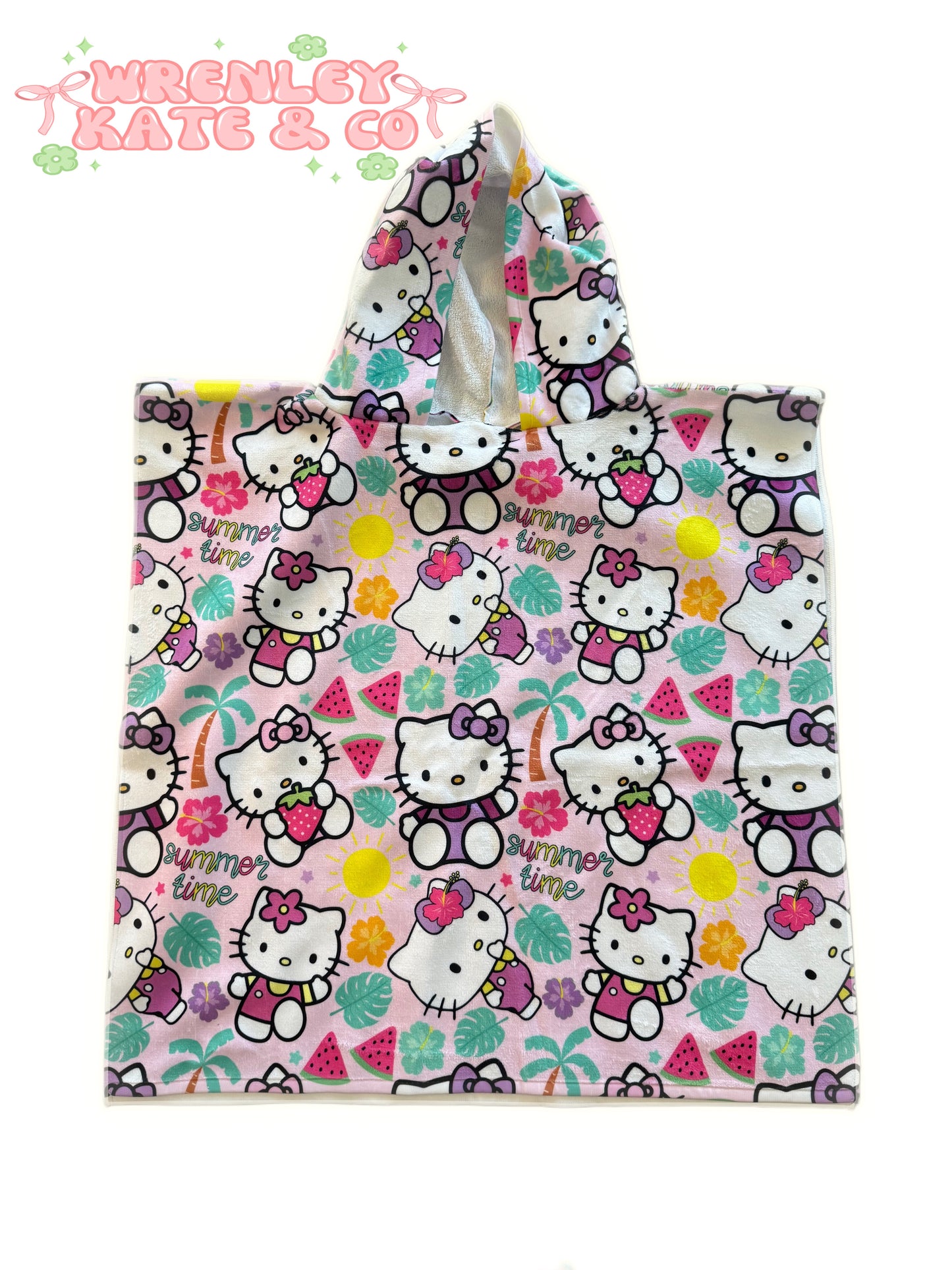 Custom poncho towel