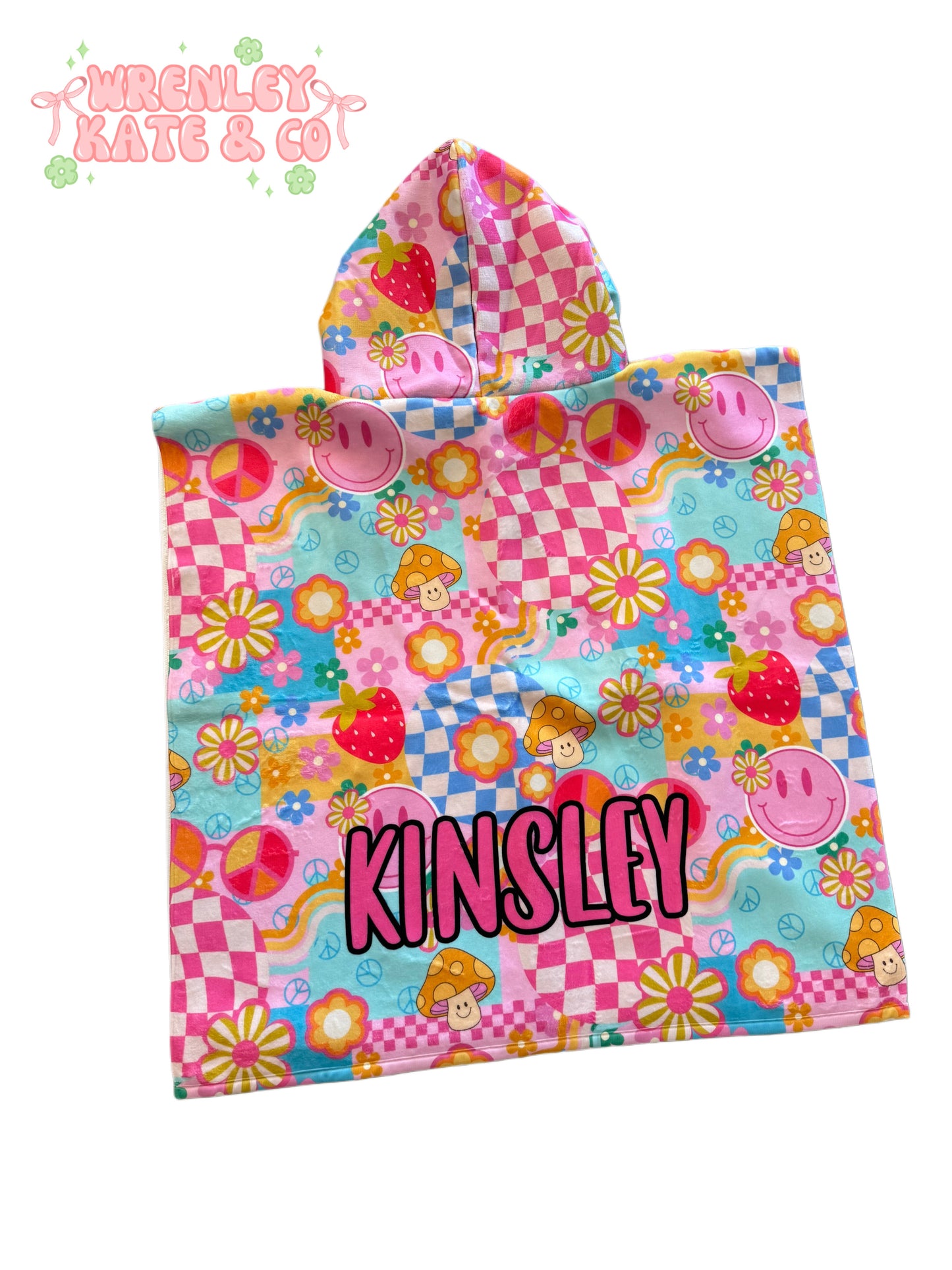 Custom poncho towel