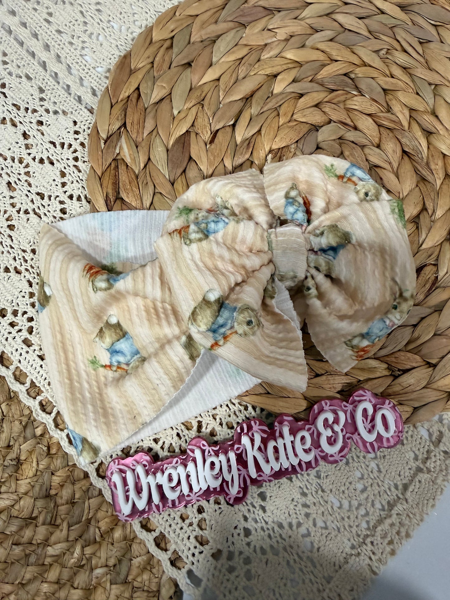 Messy baby wrap - Peter rabbit