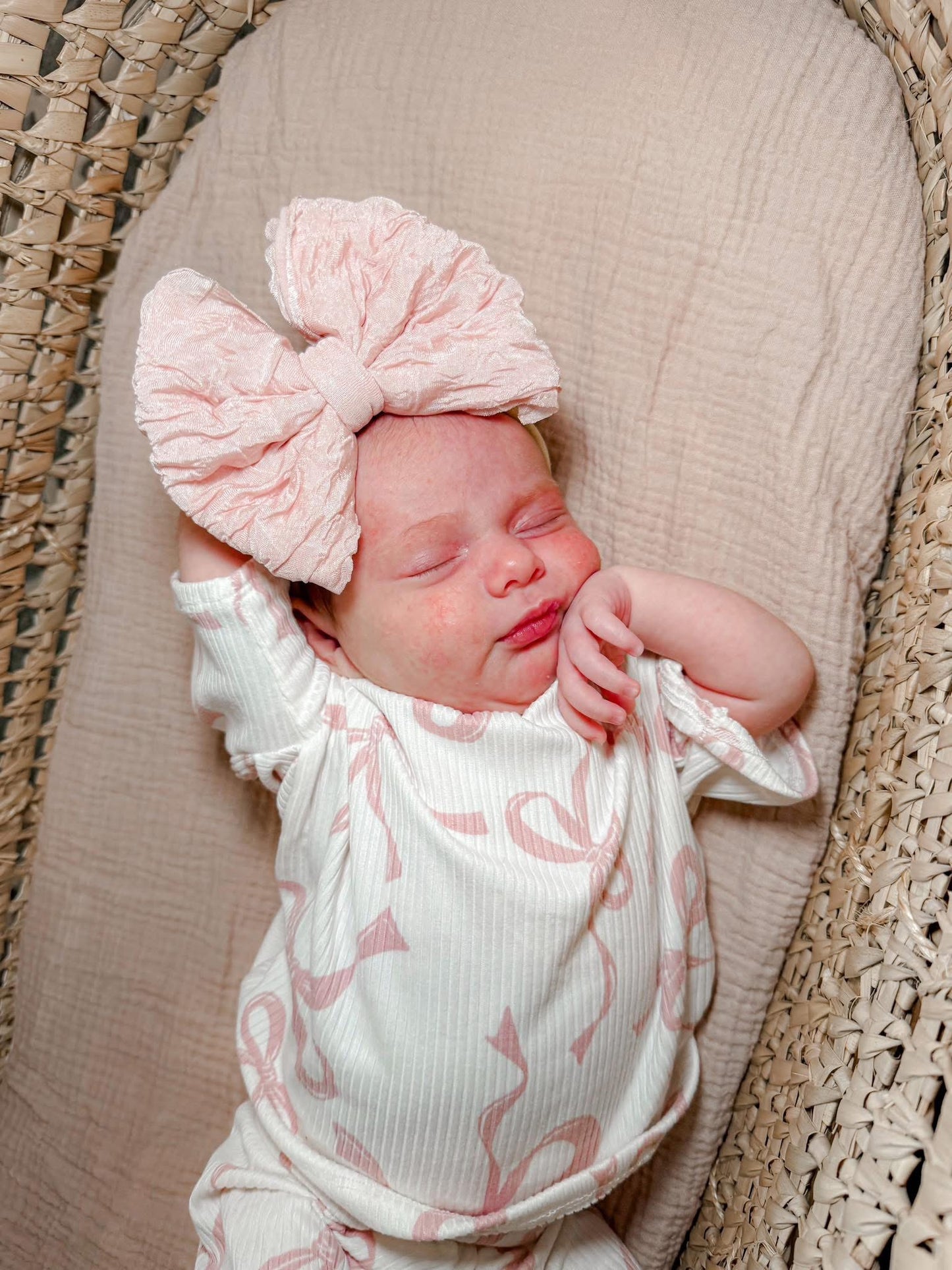 Nude pink ruffles