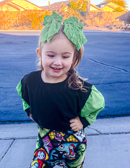 Green ruffles