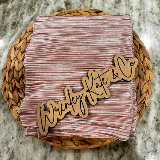 Nude pink pleated