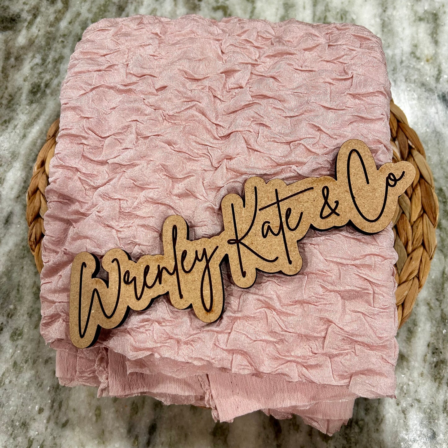 Nude pink ruffles