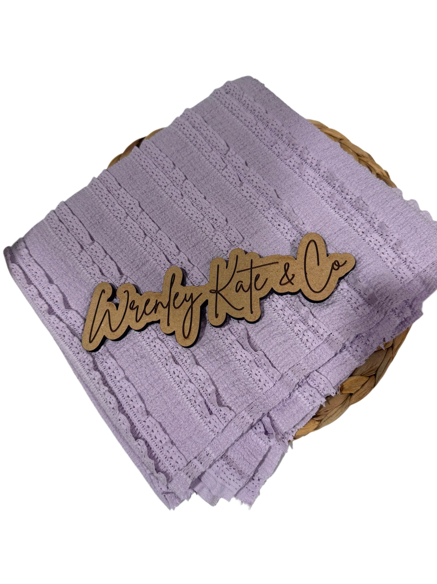 Purple ruffle