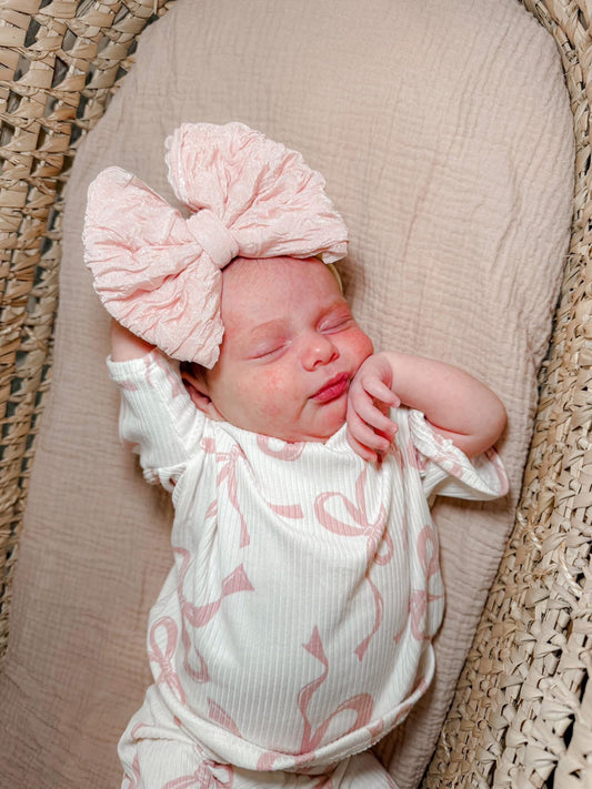 Nude pink ruffles